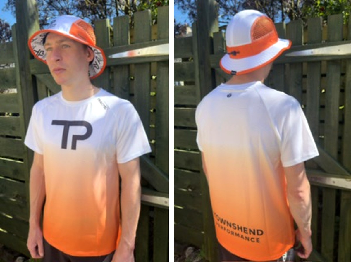Townshend Performance x Fractel Men's Performance T-Shirt, front and back