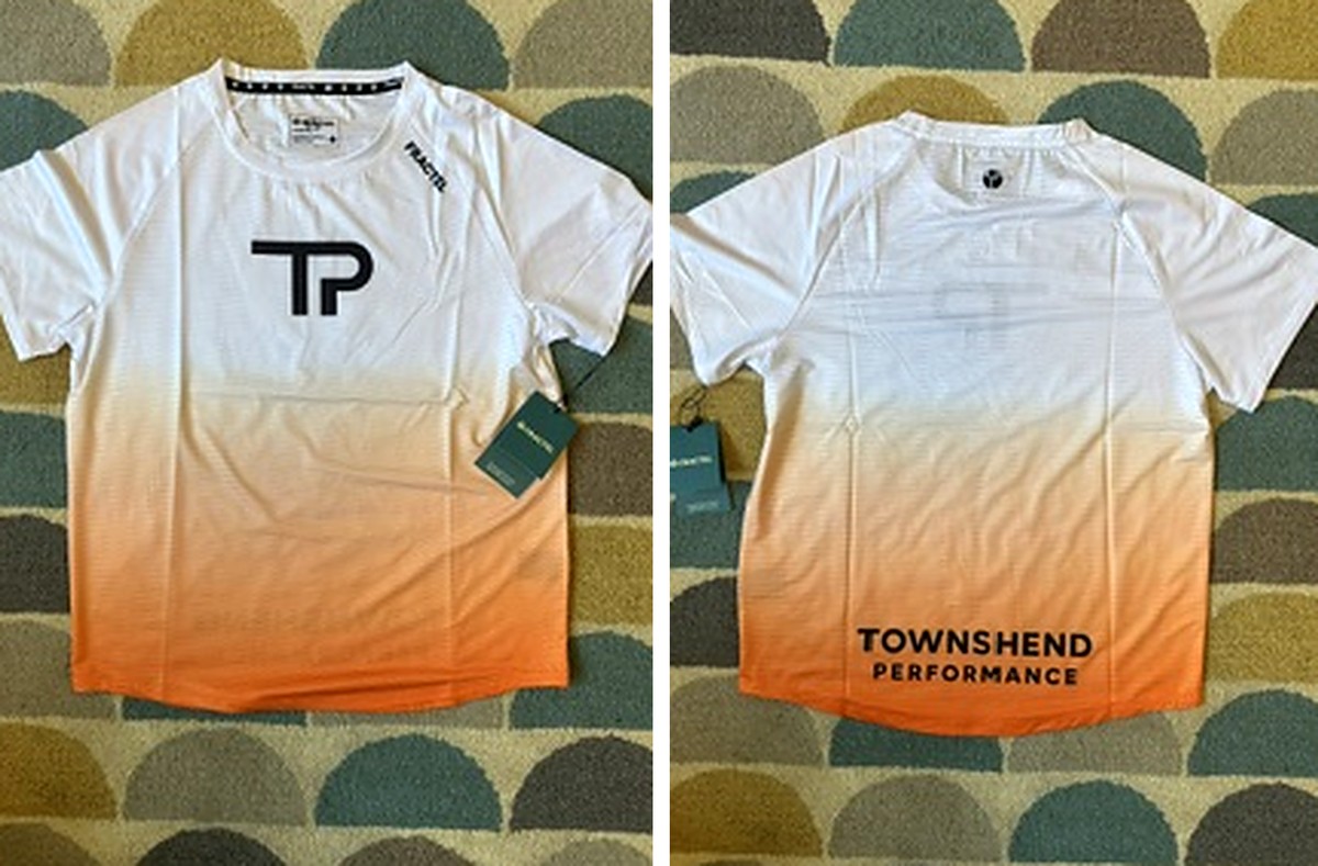Townshend Performance x Fractel Women's Performance T-Shirt, front and back