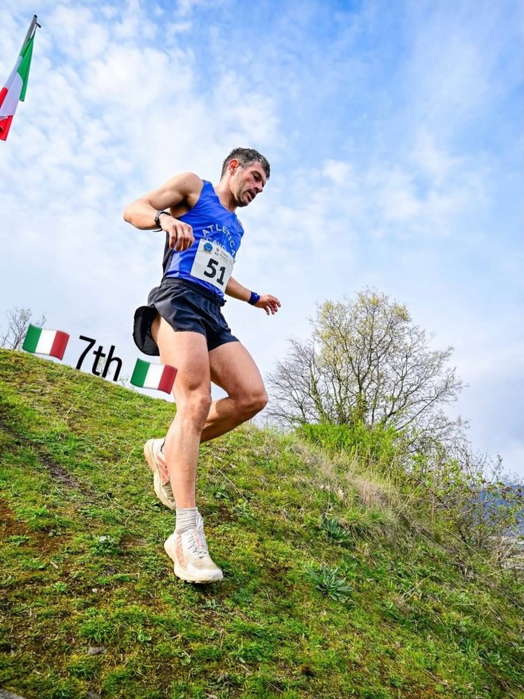 Bryan racing to 7th place at the Cavour race in Italy