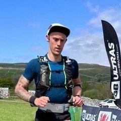 Dave, coached by Kat Townshend, running to a 7th place finish at UTS 100