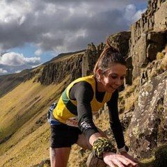 Philippa, coached by Kat Townshend, fell running in the Lake District